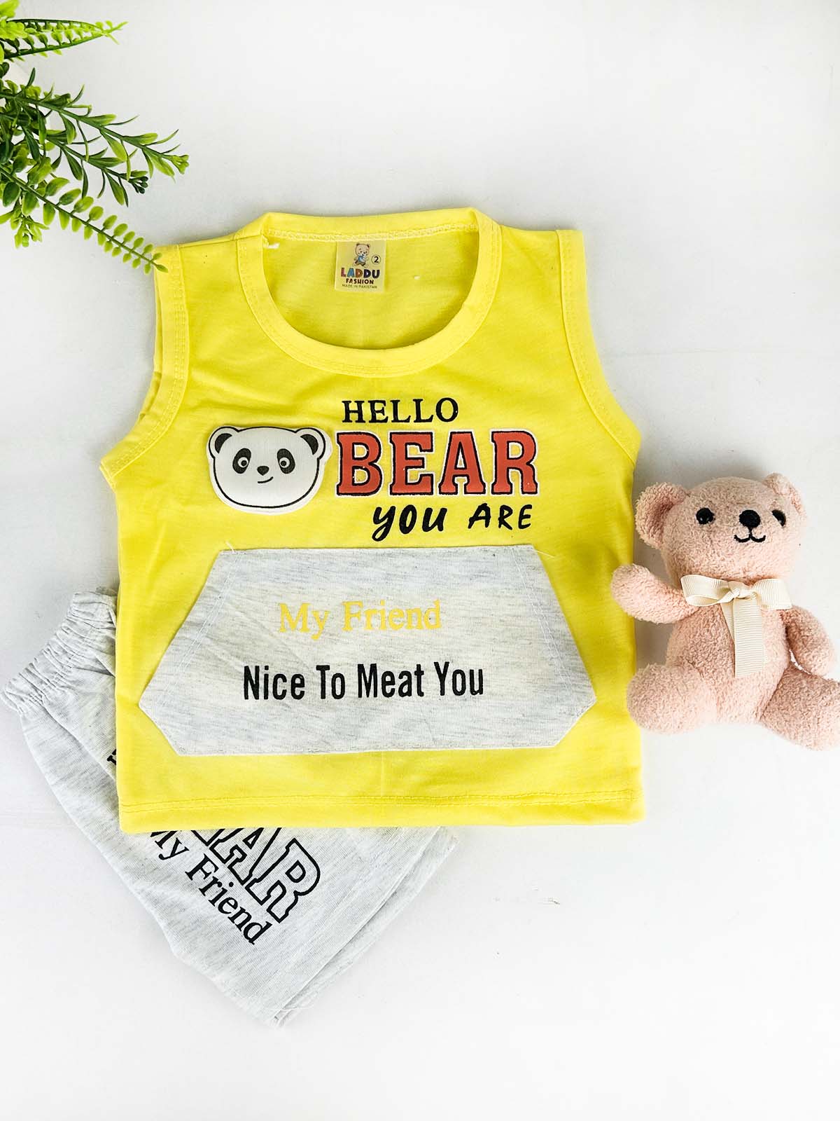 3Mth - 9Mth Yellow Baba Suit For Newborn HG NBS769