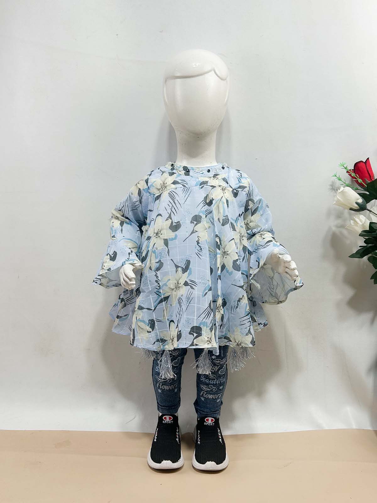 1Yr - 7Yrs Light Blue Suit For Girls TG GS444
