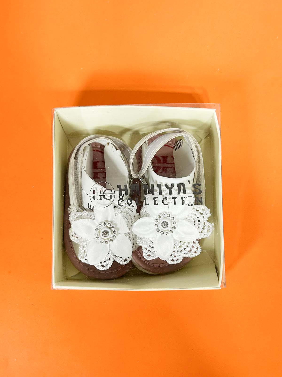 White Sandal For Newborn NB70