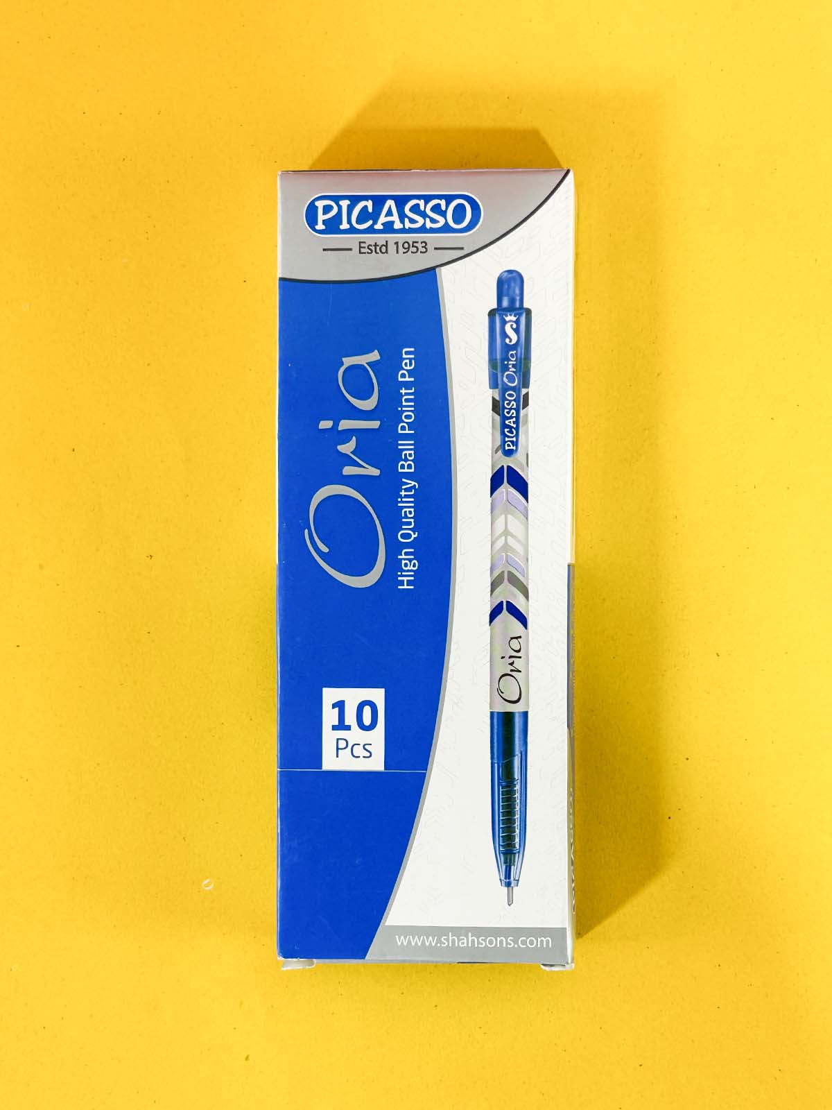Blue Picasso Oria Pack Of 10 Ballpoint Pen PB229