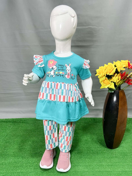 0Mth - 4Yrs Blue Suit For Girls WG GS378