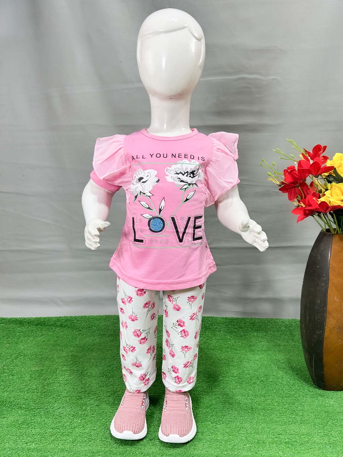 1Yr - 8Yrs Pink Suit For Girls WG GS351