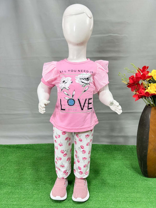 1Yr - 8Yrs Pink Suit For Girls WG GS351