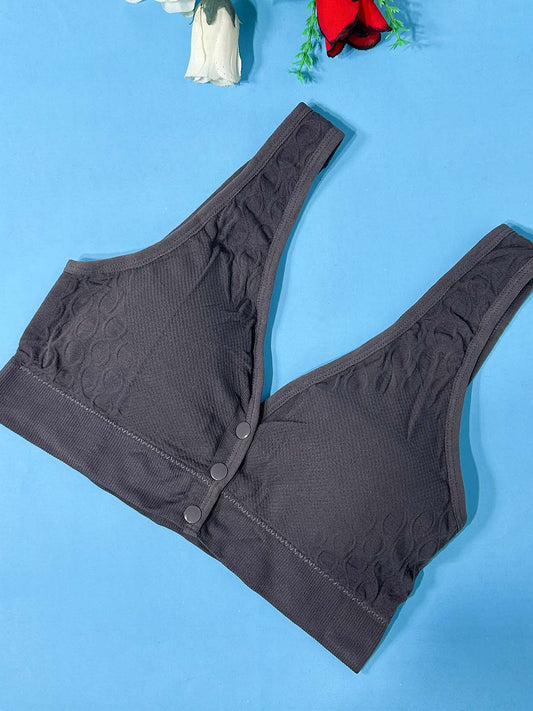 Seamless Charcoal Padded Bra For Women LB63