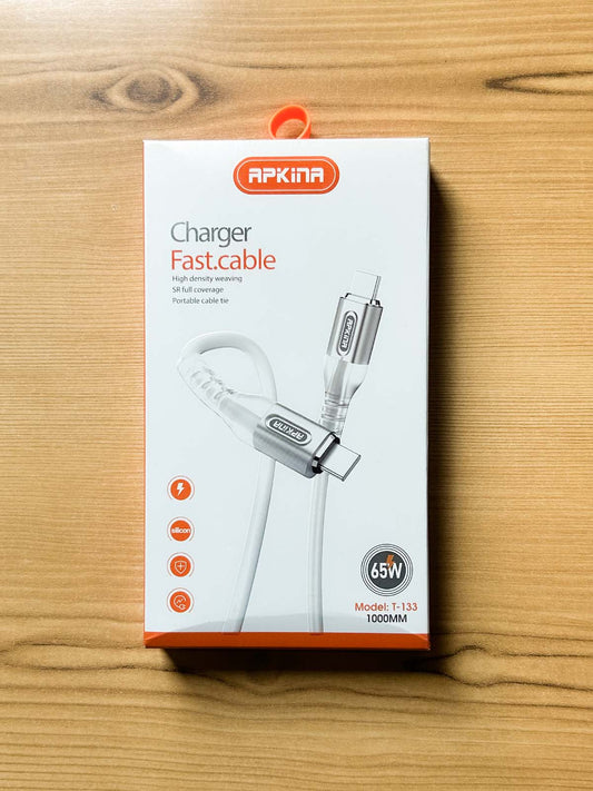 T-133 65W Type C to Type C Data Cable