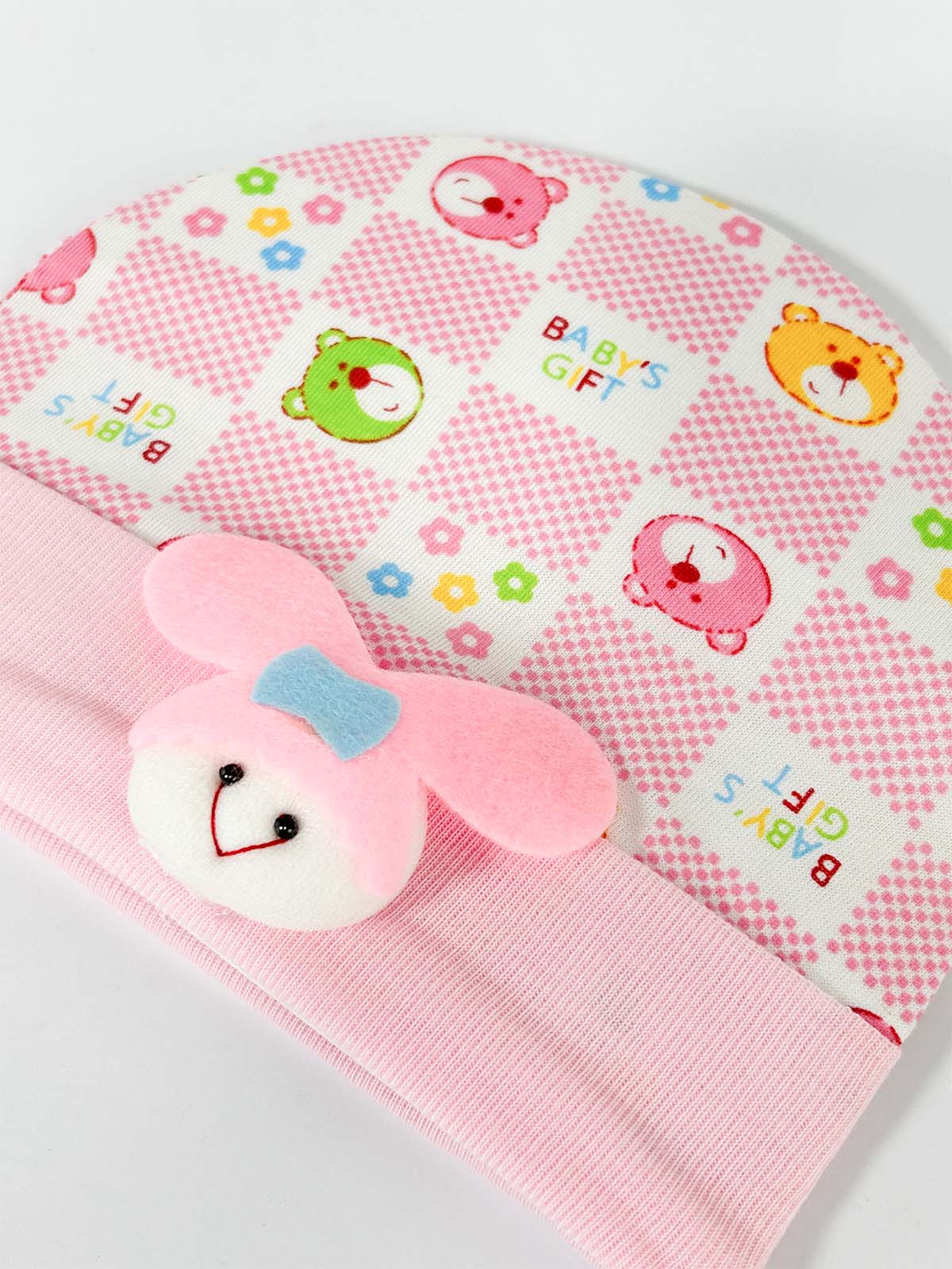 Pink Cap For Newborn NB49