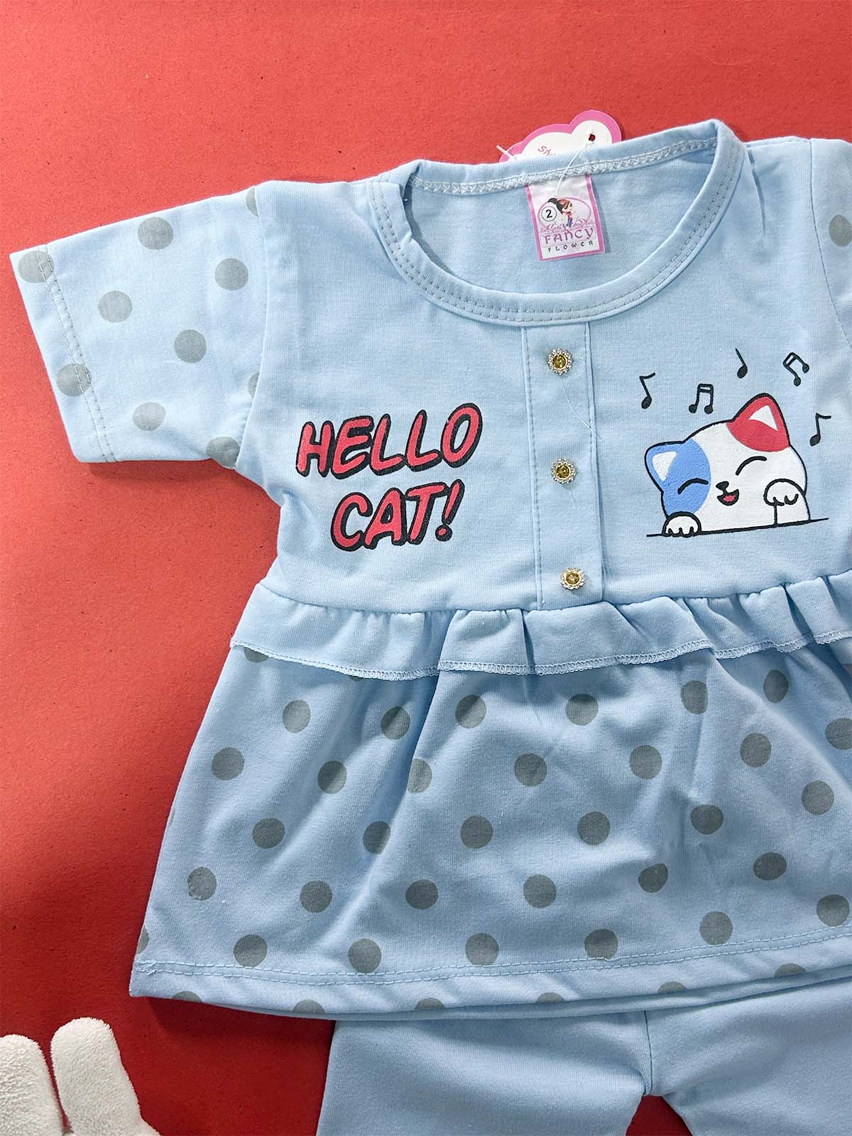3Mth - 9Mth Blue Baby Suit For Newborn NBS709