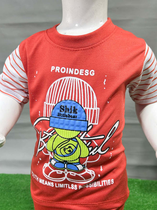 1Yr - 4Yrs Shik Red Suit For Kids RG BS583