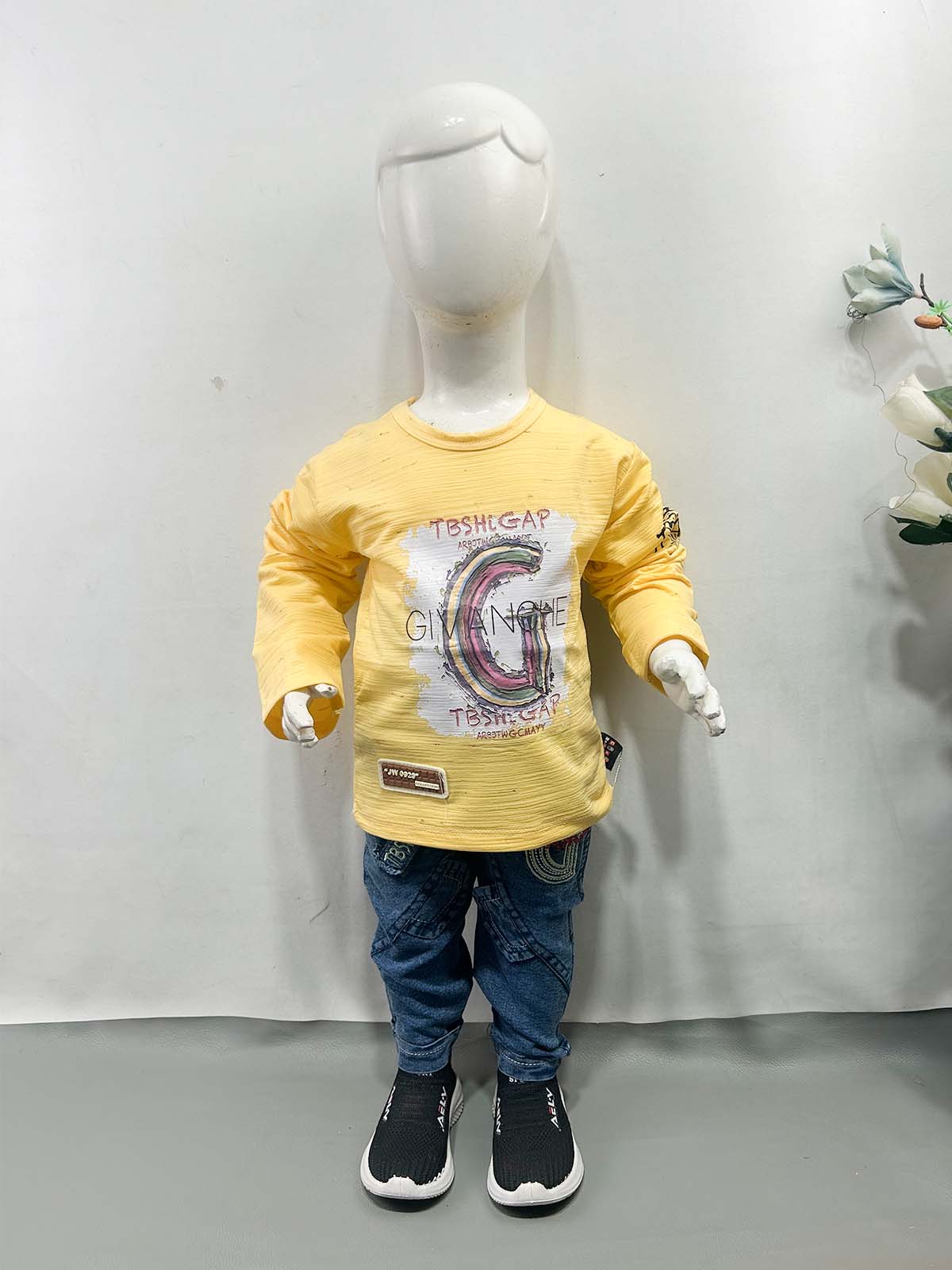 1Yr - 4Yrs G Yellow Suit For Kids RZ BS749