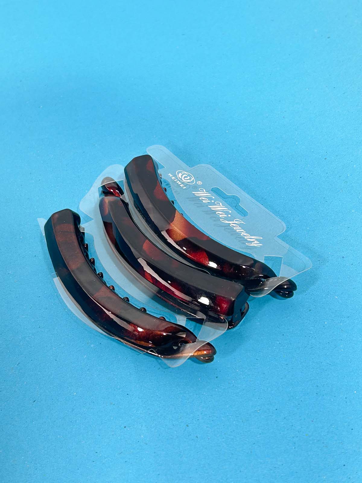 Pack Of 3 Brown Hair Clips For Girls GHC96
