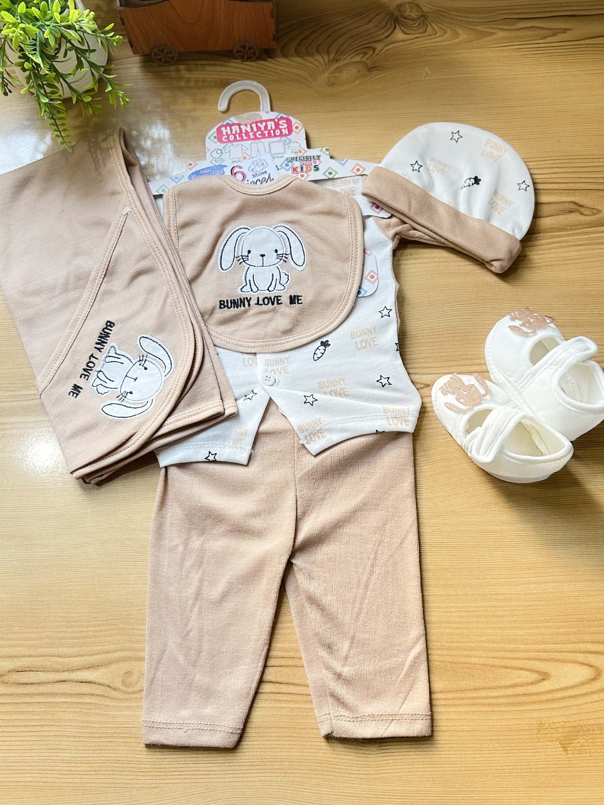 0Mth - 3Mth Fawn 6Pcs Gift Set For Newborn HG NBGS369