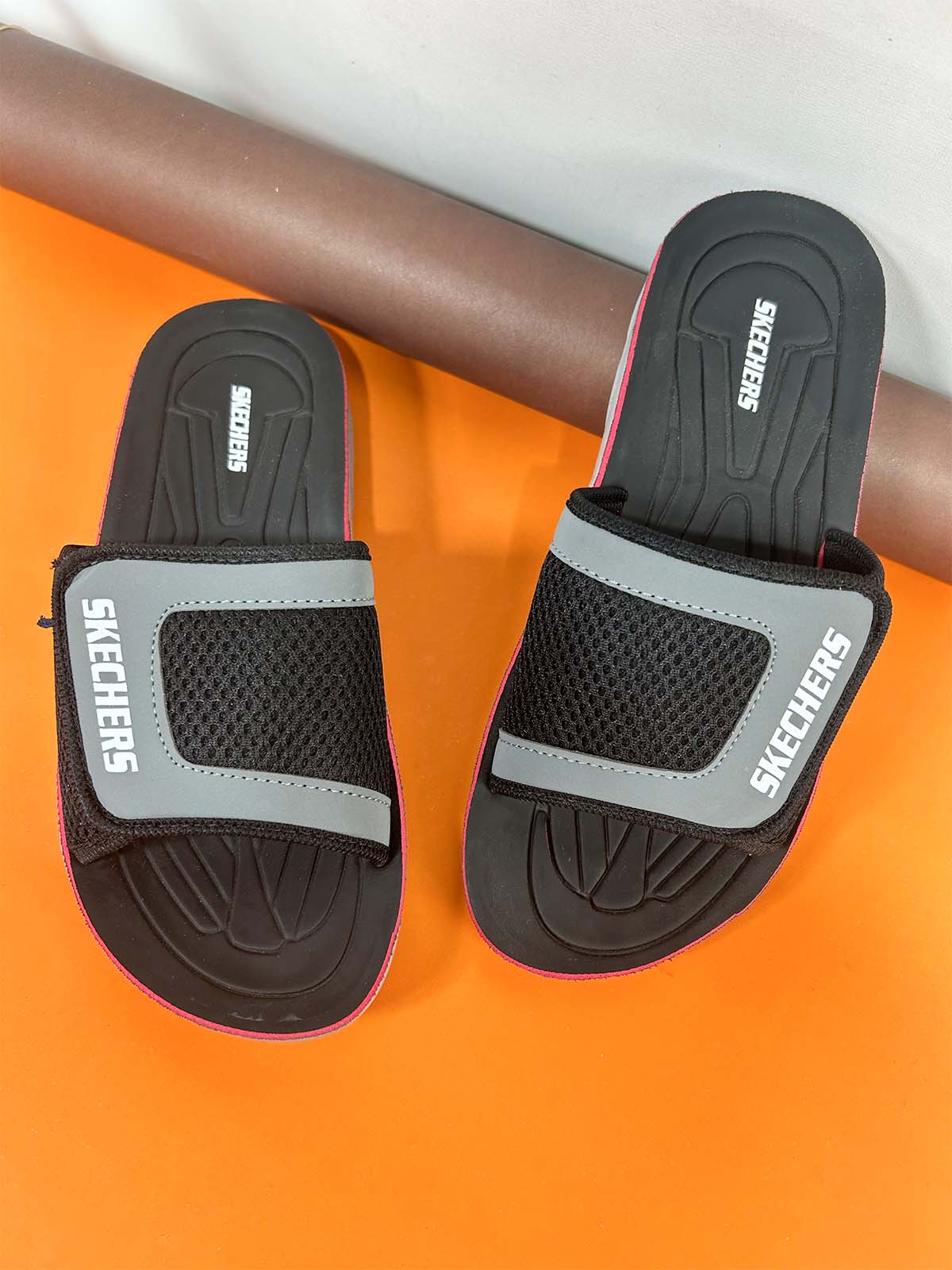 Black Comfortable Slipper for Men MC83