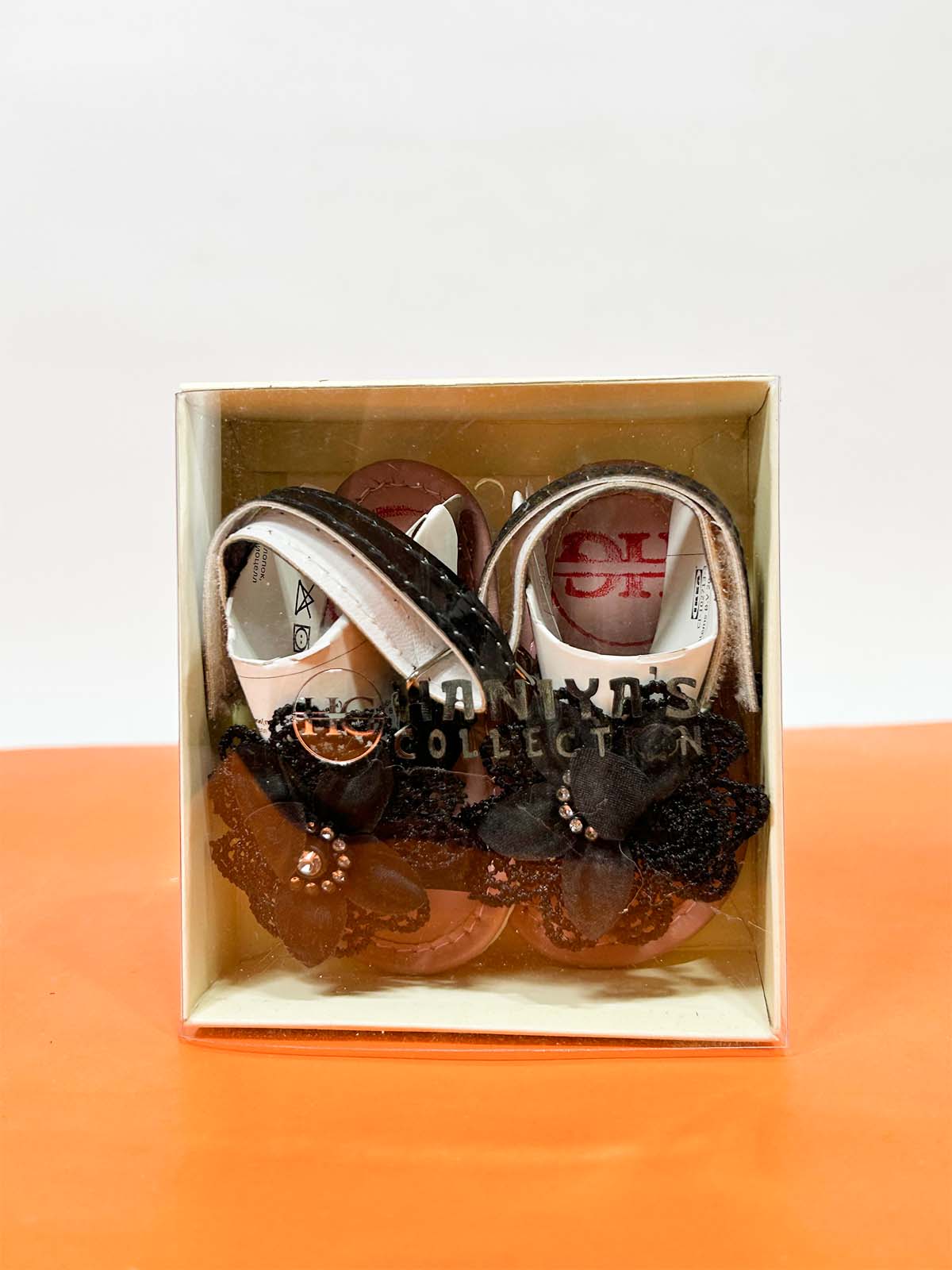 Black Sandal For Newborn NB71