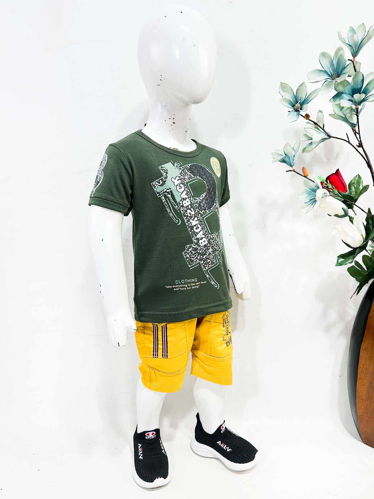 1Yr - 4Yrs B Green Suit For Kids OP BS692
