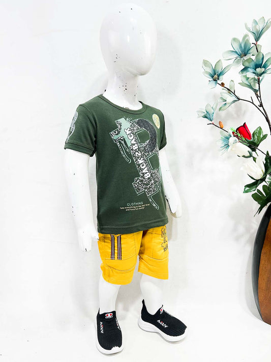 1Yr - 4Yrs B Green Suit For Kids OP BS692