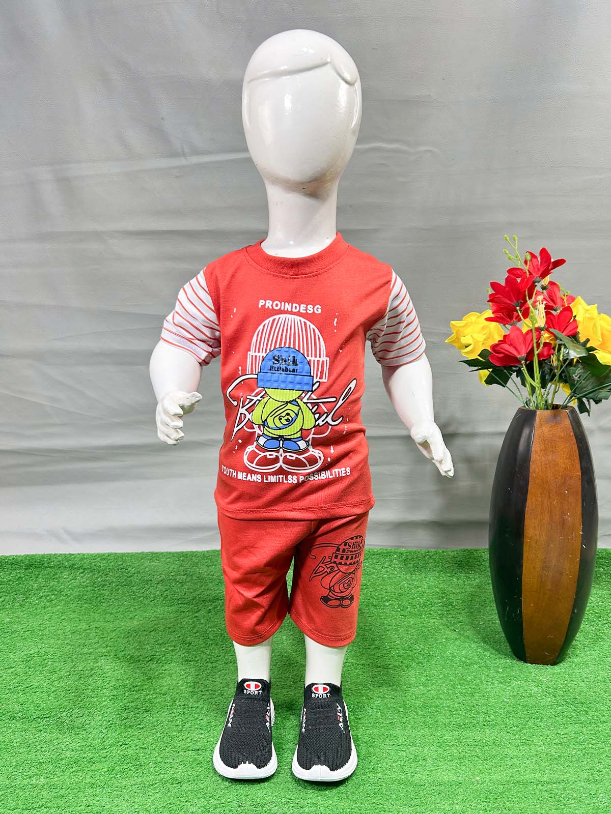 1Yr - 4Yrs Shik Red Suit For Kids RG BS583