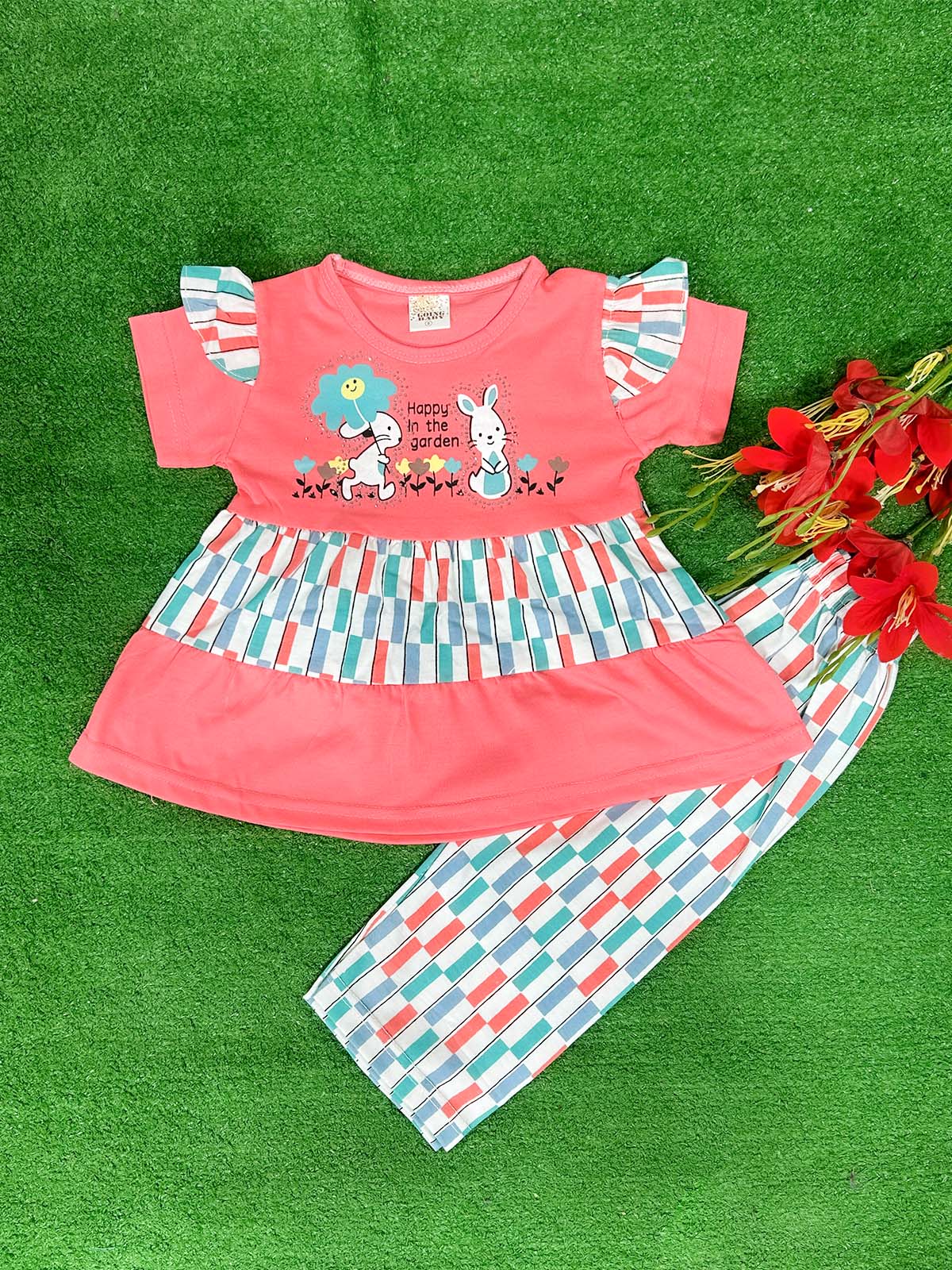 0Mth - 4Yrs Dark Pink Suit For Girls WG GS379