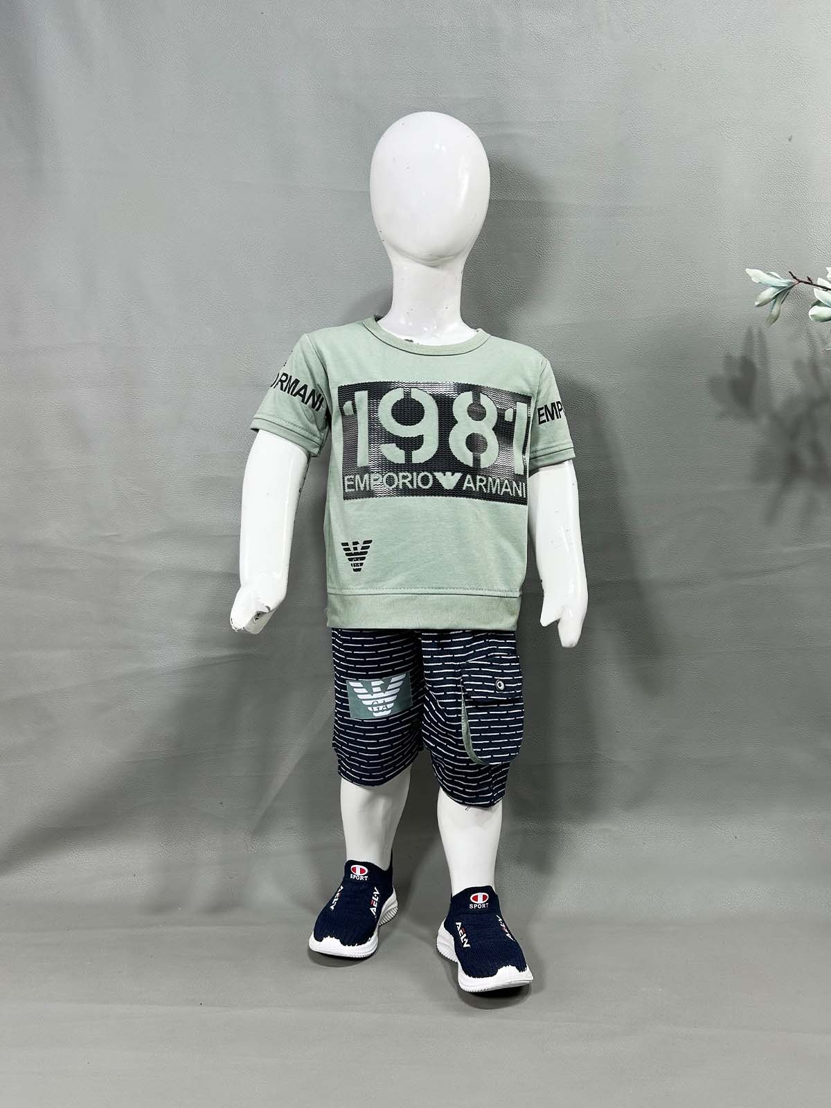 1Yr - 4Yrs Green Suit For Kids OP BS631