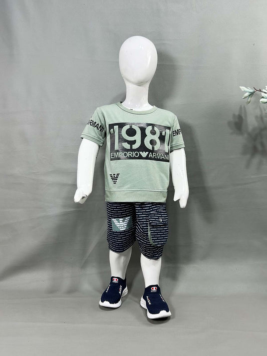 1Yr - 4Yrs Green Suit For Kids OP BS631