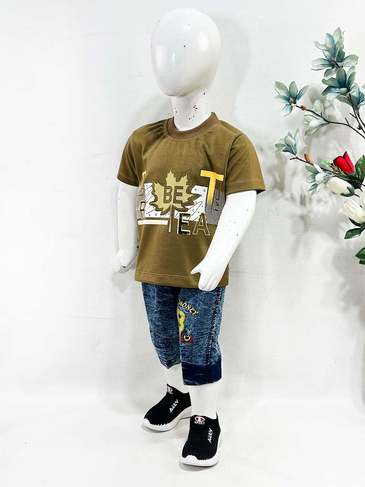 1Yr - 4Yrs BE Olive Suit For Kids MG BS677