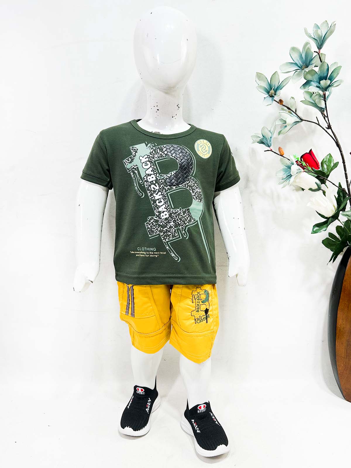 1Yr - 4Yrs B Green Suit For Kids OP BS692