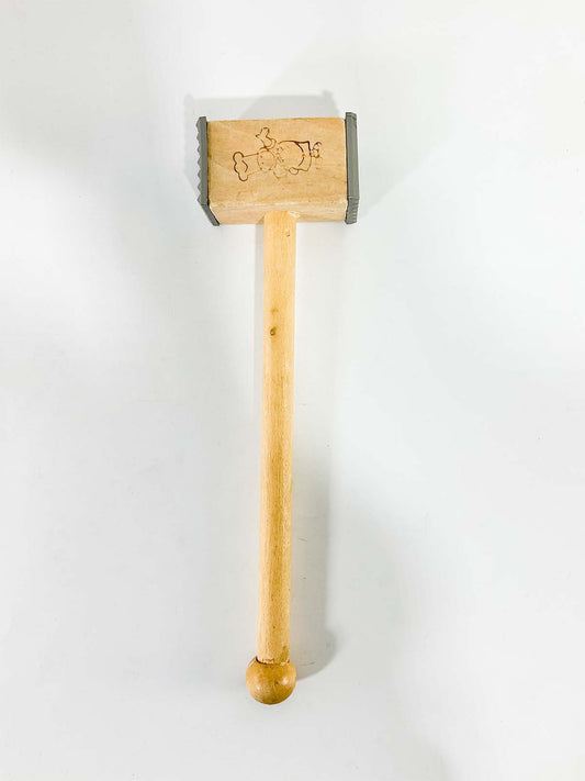 Double Sided Wooden Meat Tenderizer Hammer