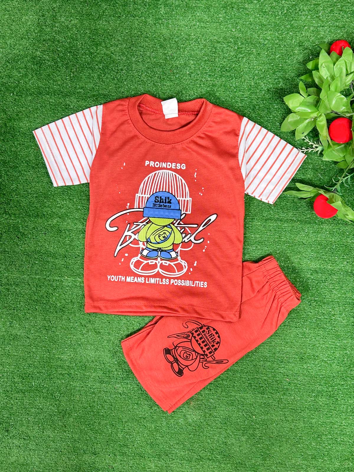 1Yr - 4Yrs Shik Red Suit For Kids RG BS583