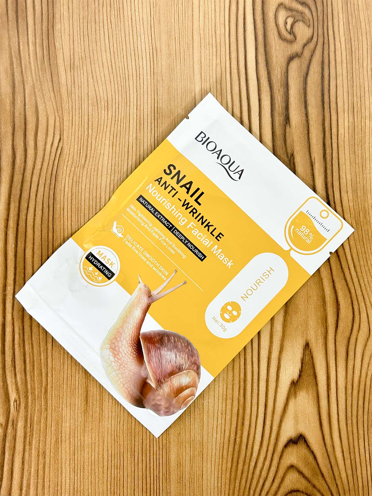 Pack of 5 Whitening Anti-Wrinkle Nourish Moisturizing Facial Sheet Mask C64