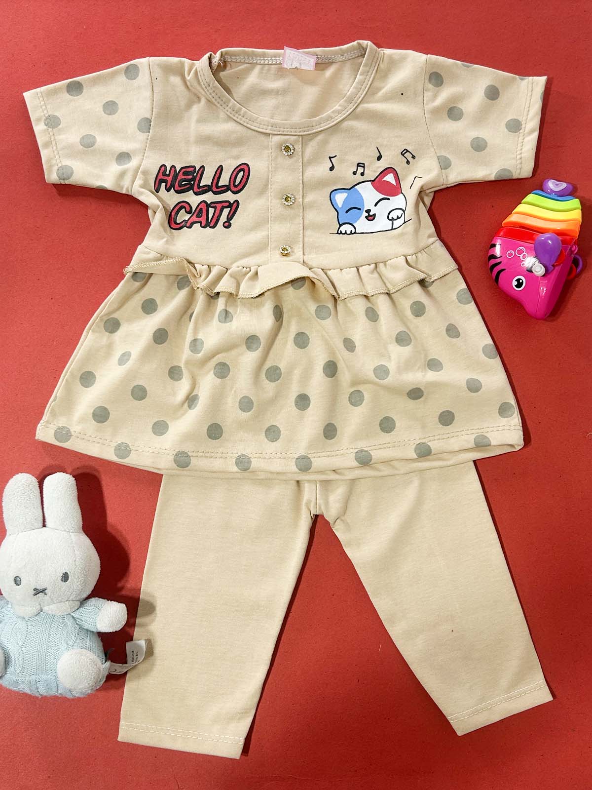 3Mth - 9Mth Brown Baby Suit For Newborn NBS710