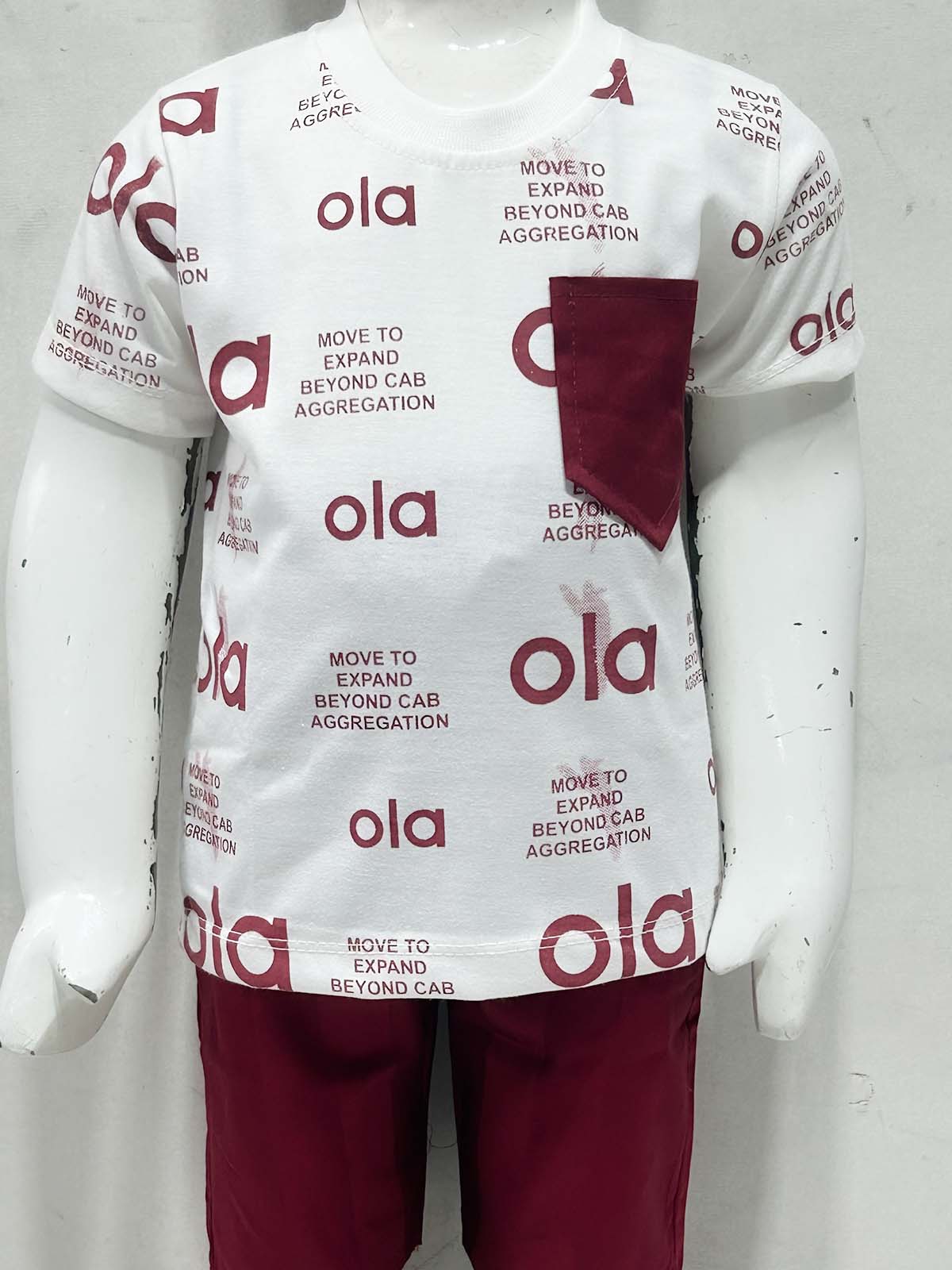 1Yr - 4Yrs Ola Maroon Suit For Kids RZ BS724