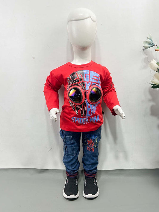 1Yr - 4Yrs SM Red Suit For Kids RZ BS750