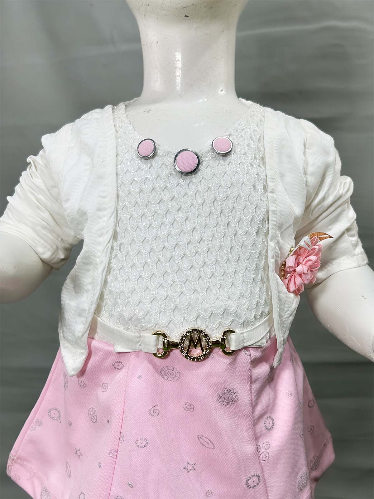 0Mth - 4Yrs Pink Suit For Girls WG GS380