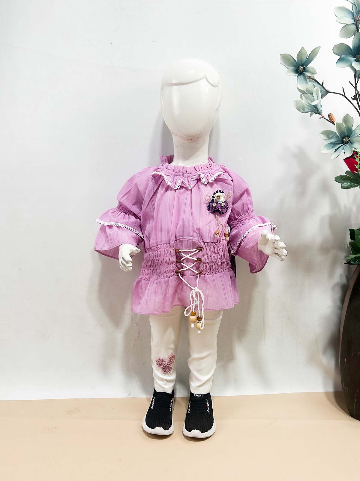 1Yr - 4Yrs Purple Suit For Girls TG GS457