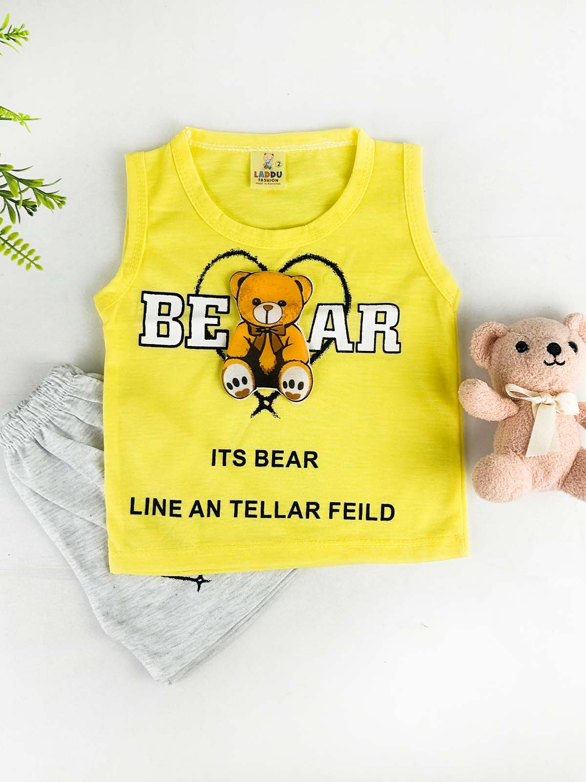 3Mth - 9Mth Yellow Baba Suit For Newborn HG NBS767
