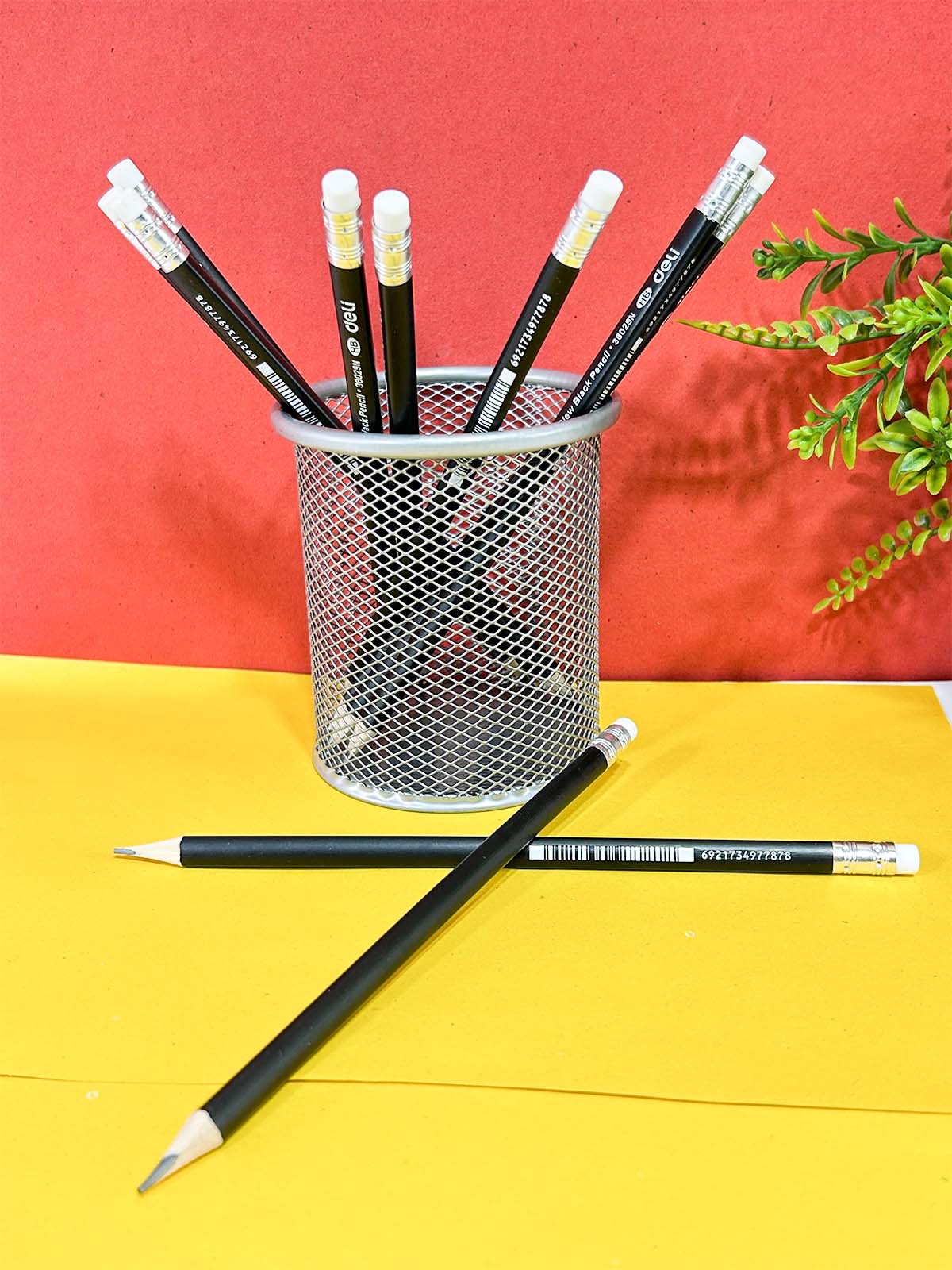 Deli 38029N Black Graphite Pencil (HB) - 12pcs PB212