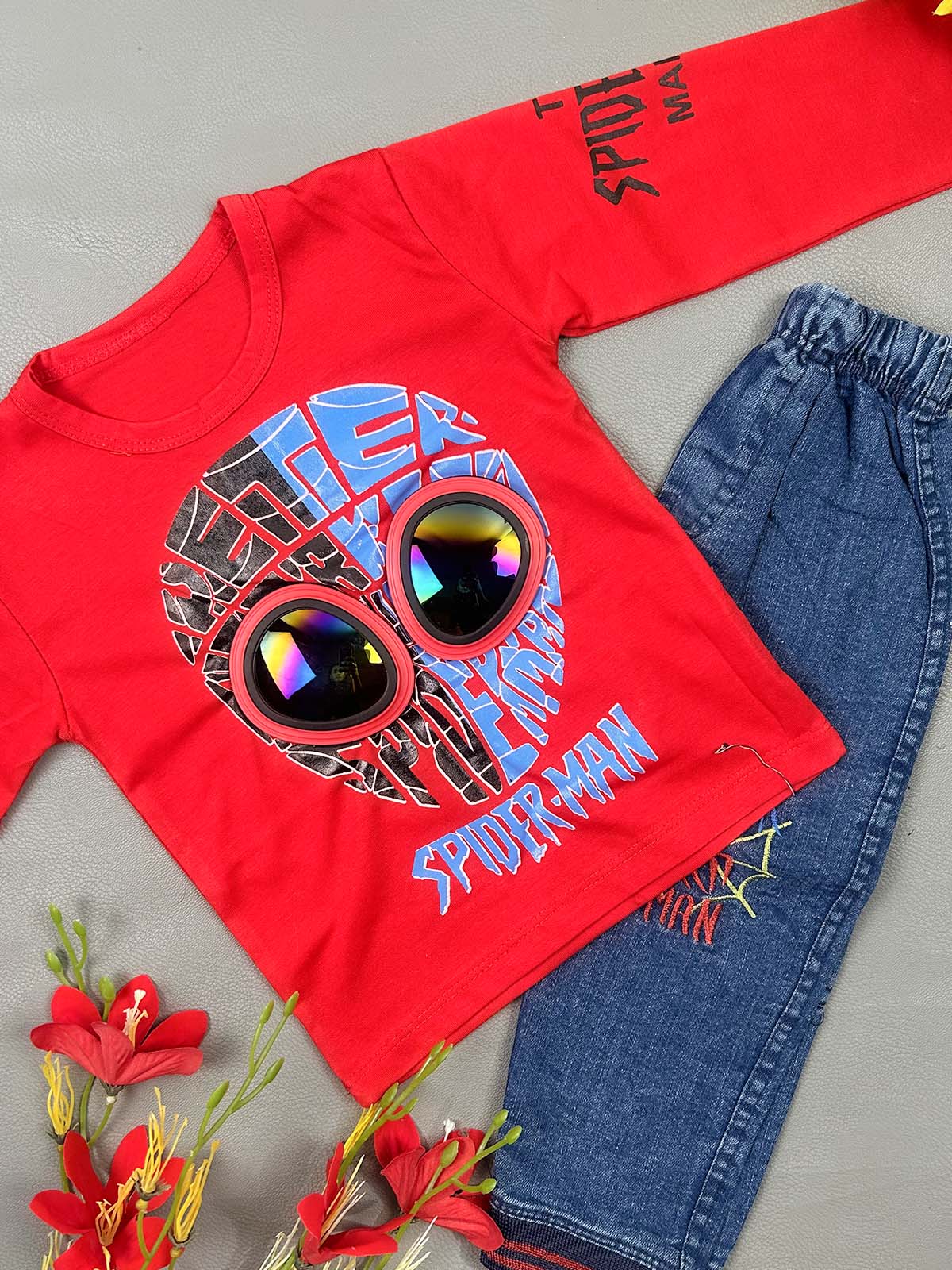 1Yr - 4Yrs SM Red Suit For Kids RZ BS750