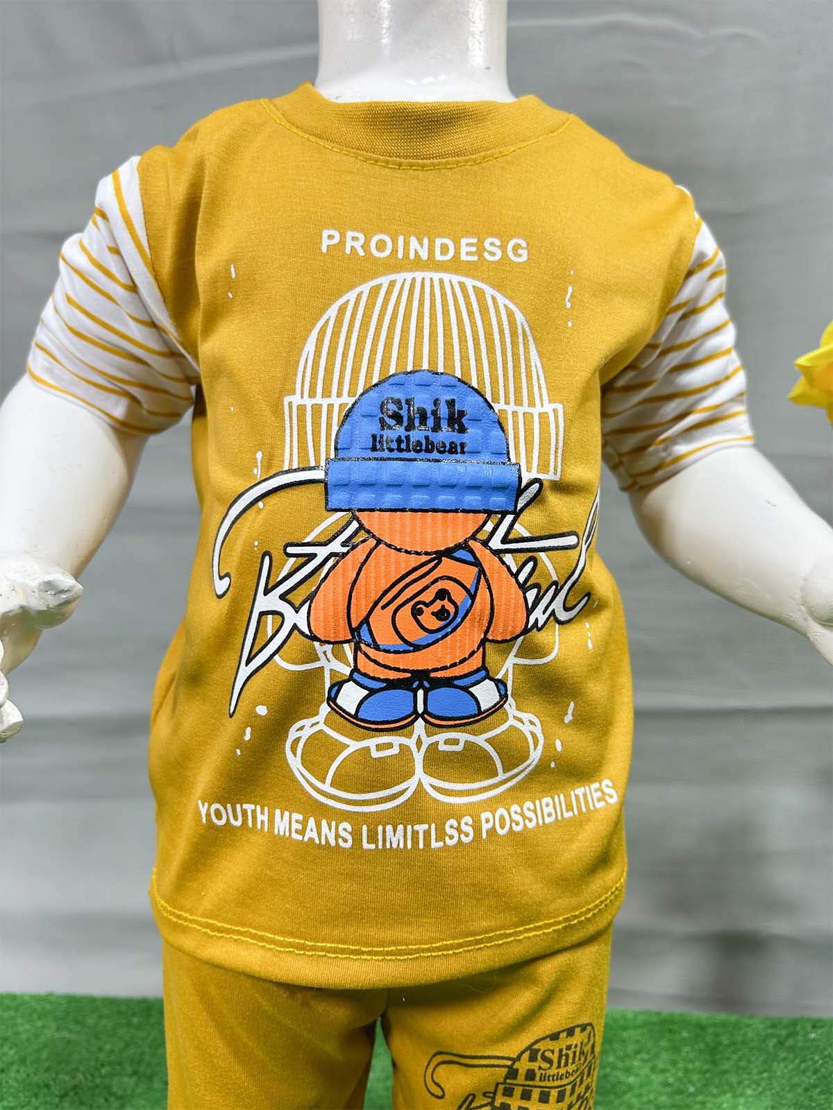 1Yr - 4Yrs Shik Yellow Suit For Kids RG BS585