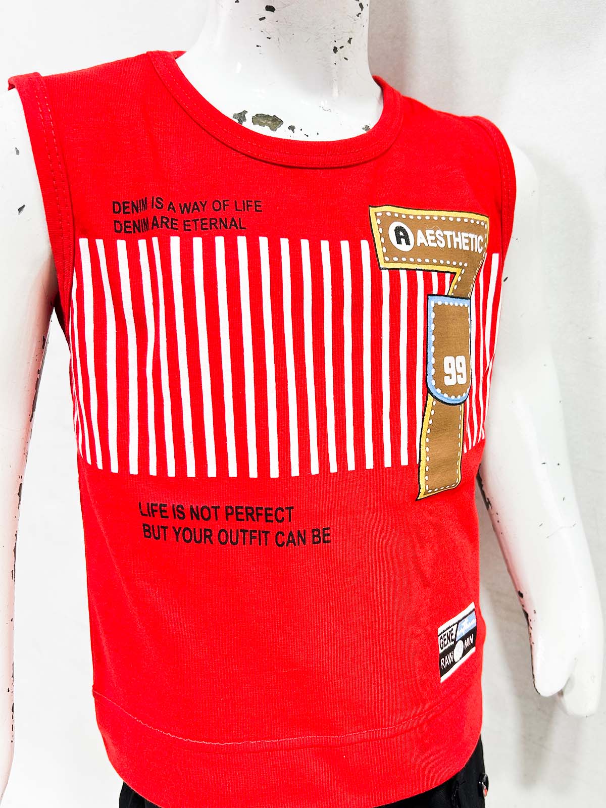 1Yr - 4Yrs Stay Red Sandow Suit For Kids OP BS698