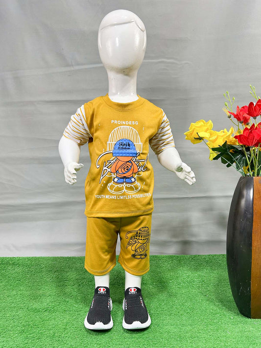 1Yr - 4Yrs Shik Yellow Suit For Kids RG BS585