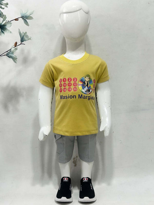 1Yr - 4Yrs Masion Mustard Suit For Kids RZ BS723