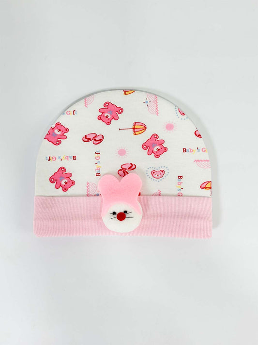 Pink Cap For Newborn NB52