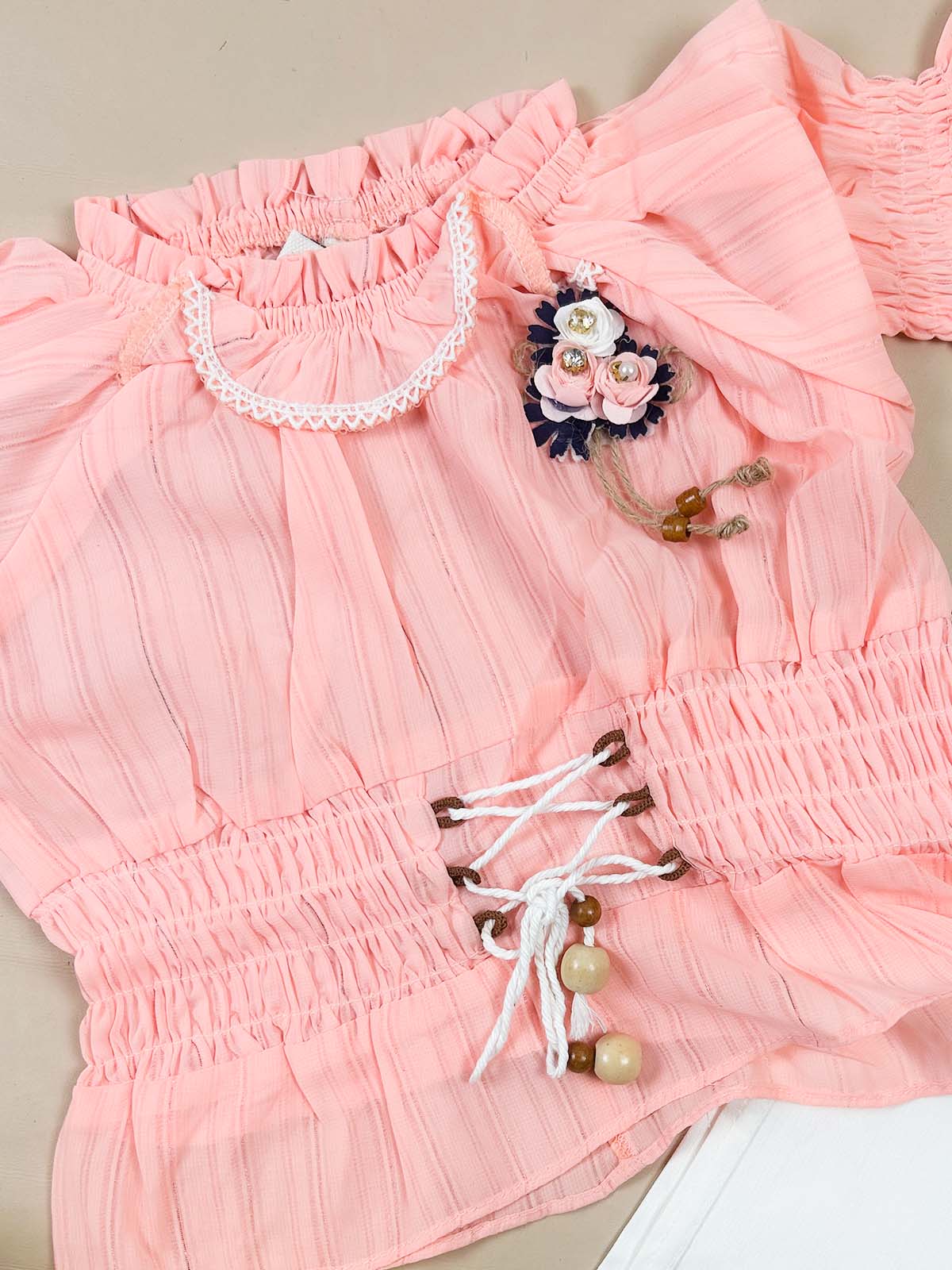 1Yr - 4Yrs Pink Suit For Girls TG GS459