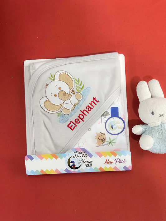 Elephant Grey Wrapping Sheet for Newborn NWS71