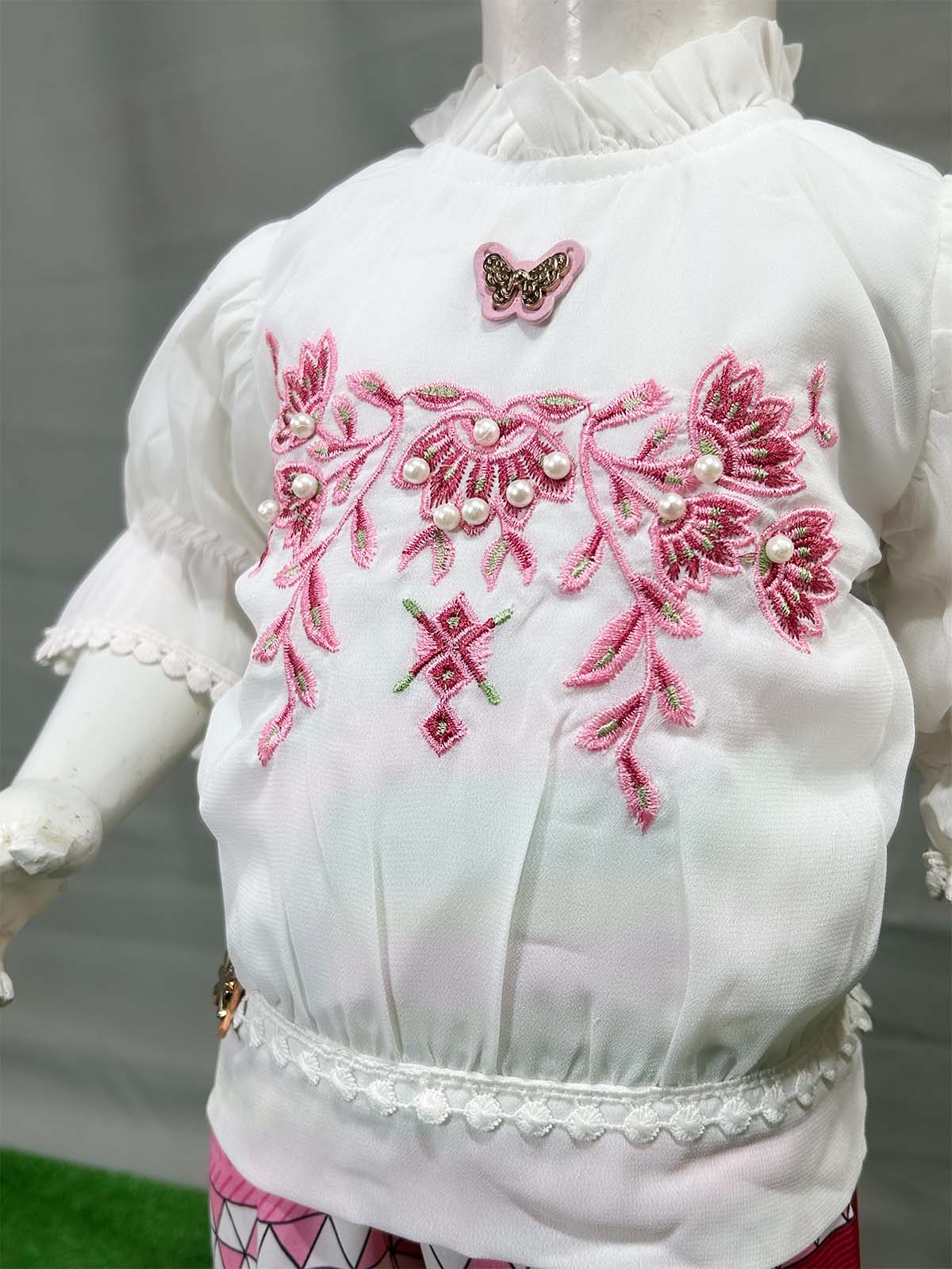 1Yr - 8Yrs White Suit For Girls WG GS349
