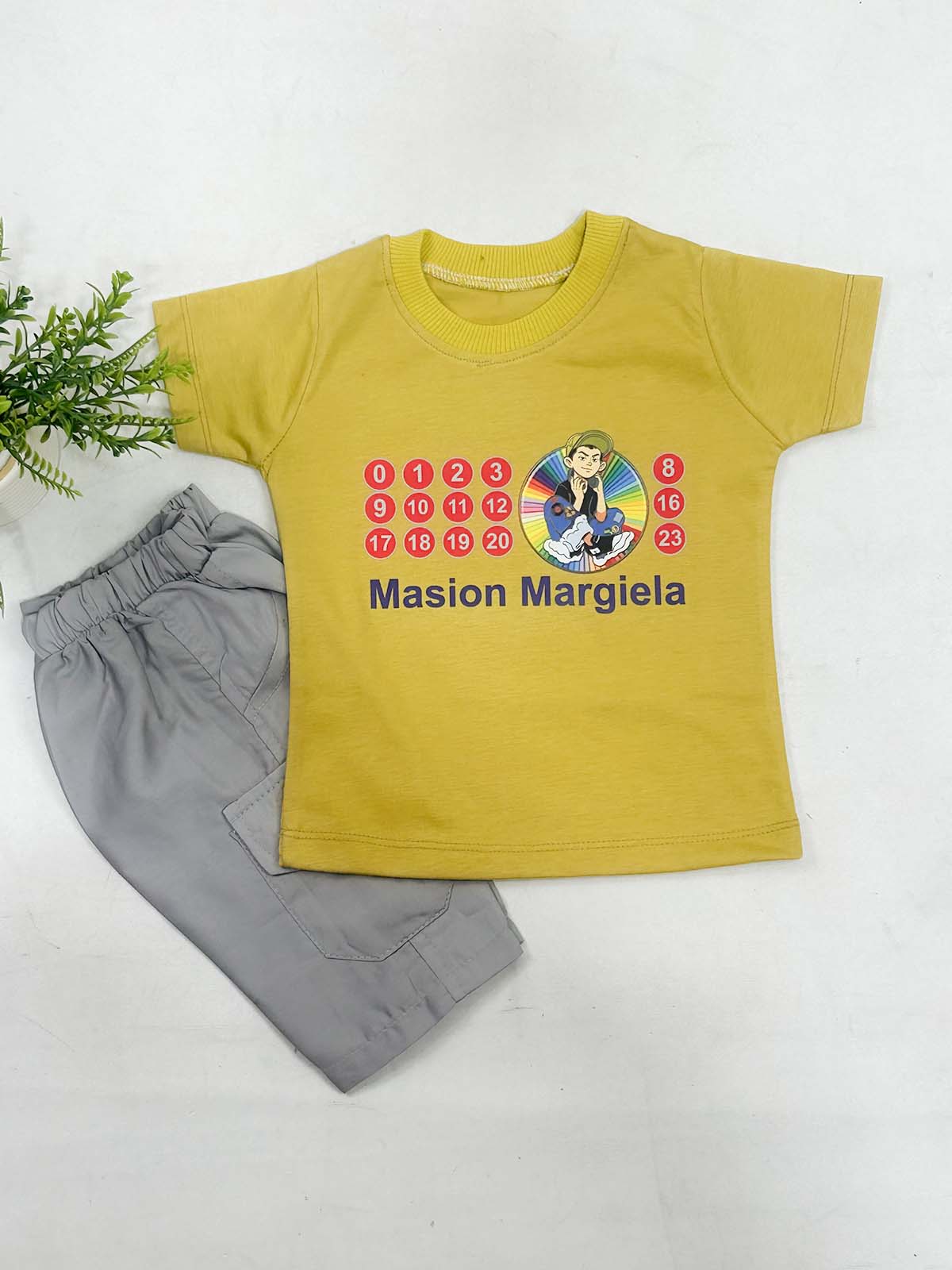 1Yr - 4Yrs Masion Mustard Suit For Kids RZ BS723