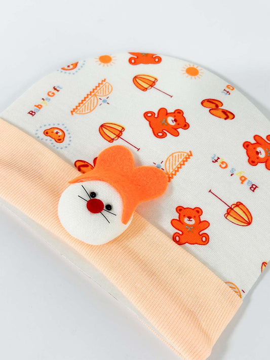 Orange Cap For Newborn NB53