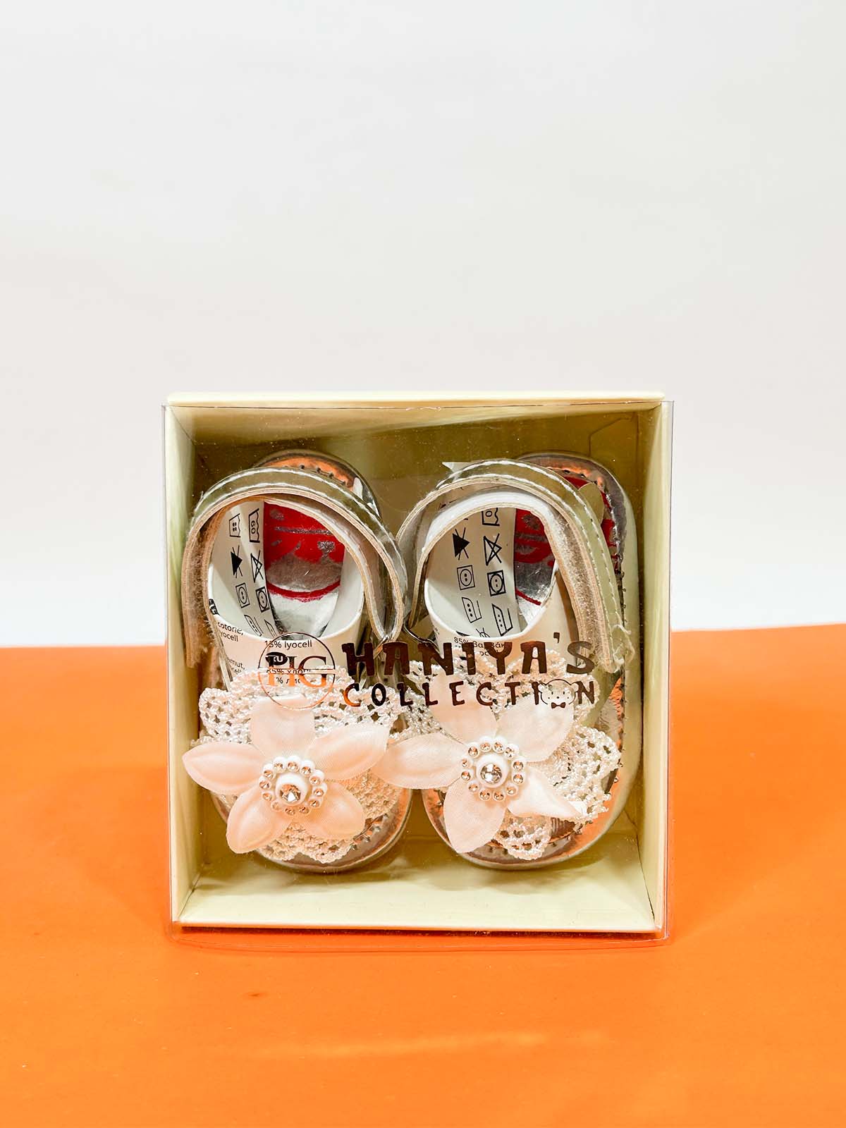 Silver Sandal For Newborn NB75