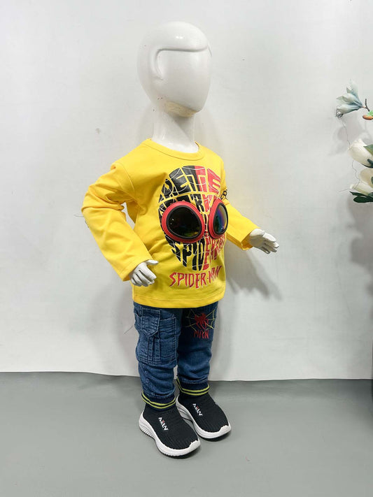 1Yr - 4Yrs SM Yellow Suit For Kids RZ BS752