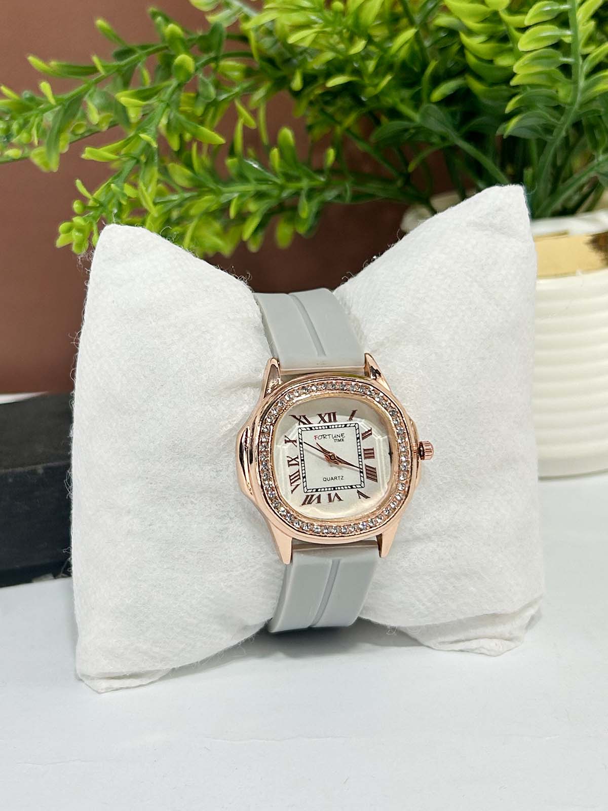 Grey Stylish Wrist Watch for Women WW108