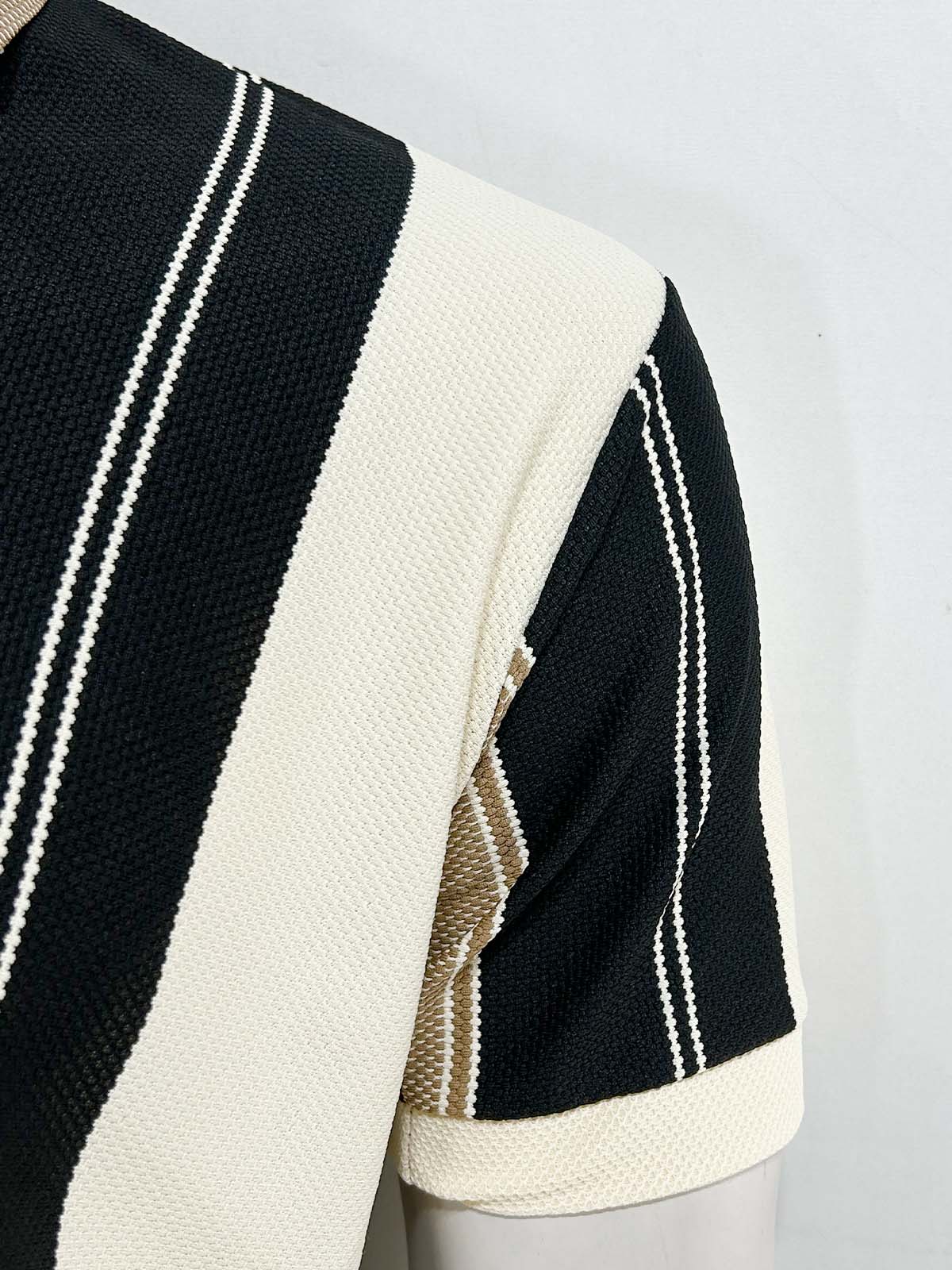 Beige Old Money Polo T-Shirt For Men MTS489